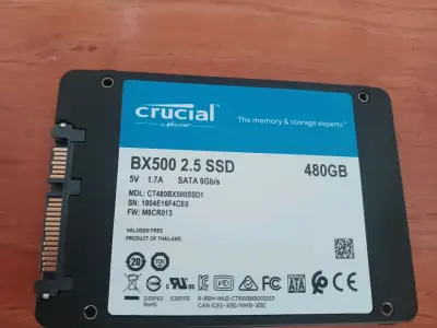 Disco SSD Crucial BX500 480GB - miniatura 1
