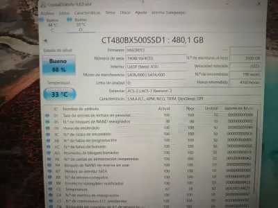 Disco SSD Crucial BX500 480GB - miniatura 2