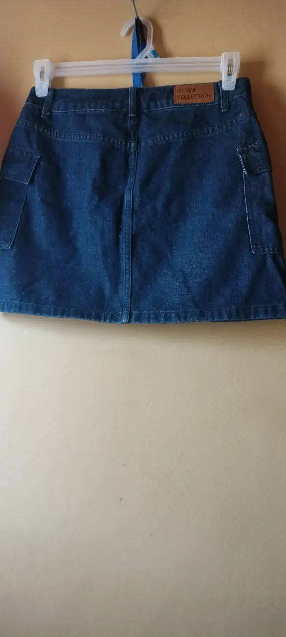 Falda de mezclilla azul - 2