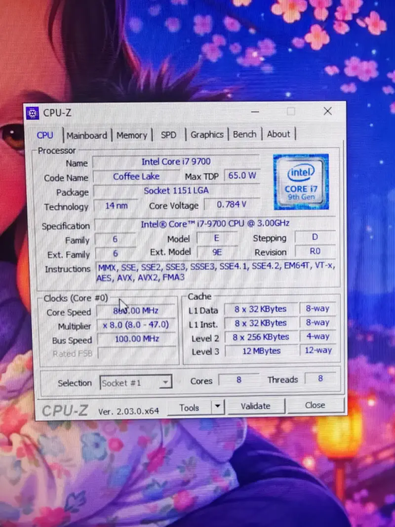Combo Intel i7-9700+B365M Phantom Gaming 4+32GBRAM - 2