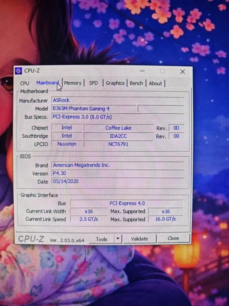 Combo Intel i7-9700+B365M Phantom Gaming 4+32GBRAM - 3