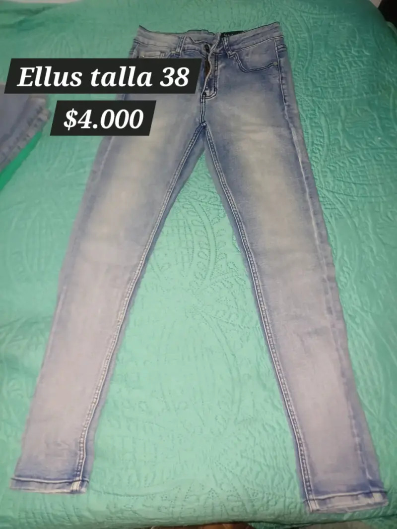 Pantalón tipo cuerina negro - 5