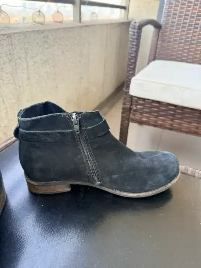 Botines Romano Negros Talla 38 🖤 - miniatura 5