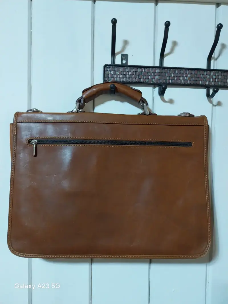 Bolso de cuero marrón - 3
