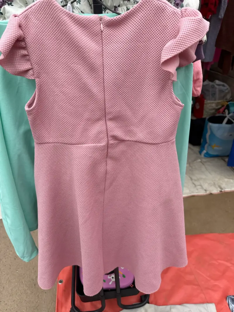 Vestido rosado limonada talla 10 - 3