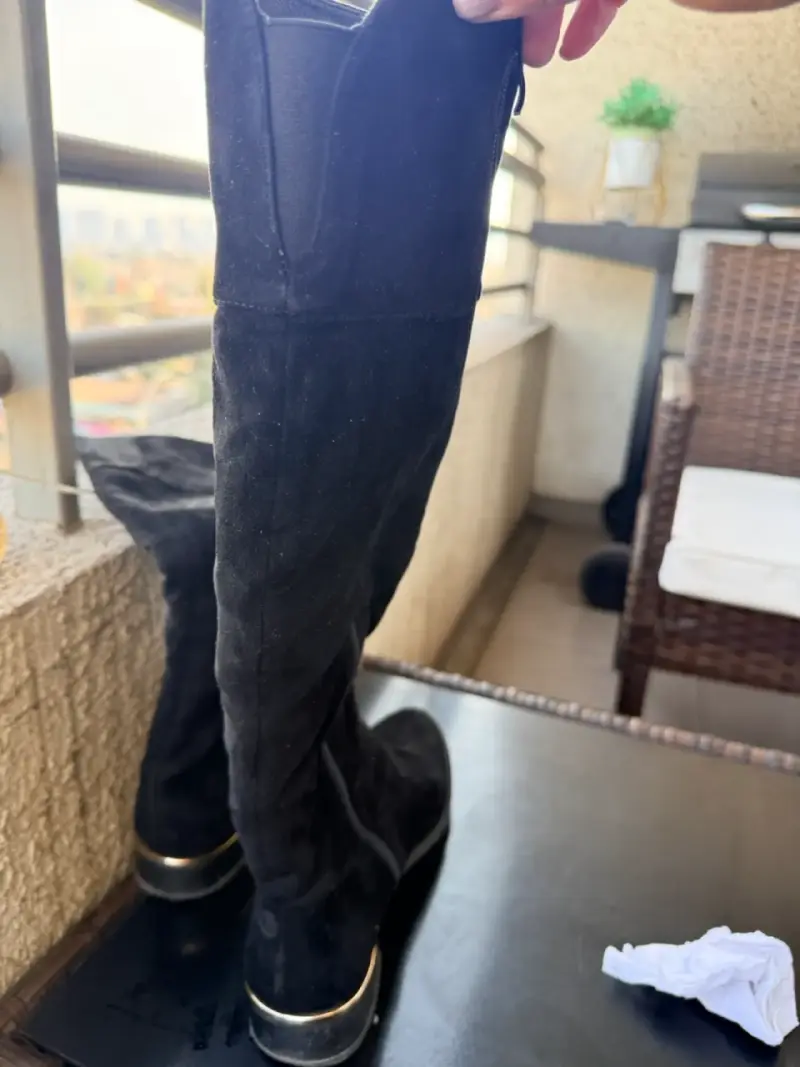 Botas Largas Vía Uno Negras Talla 38🖤 - 2