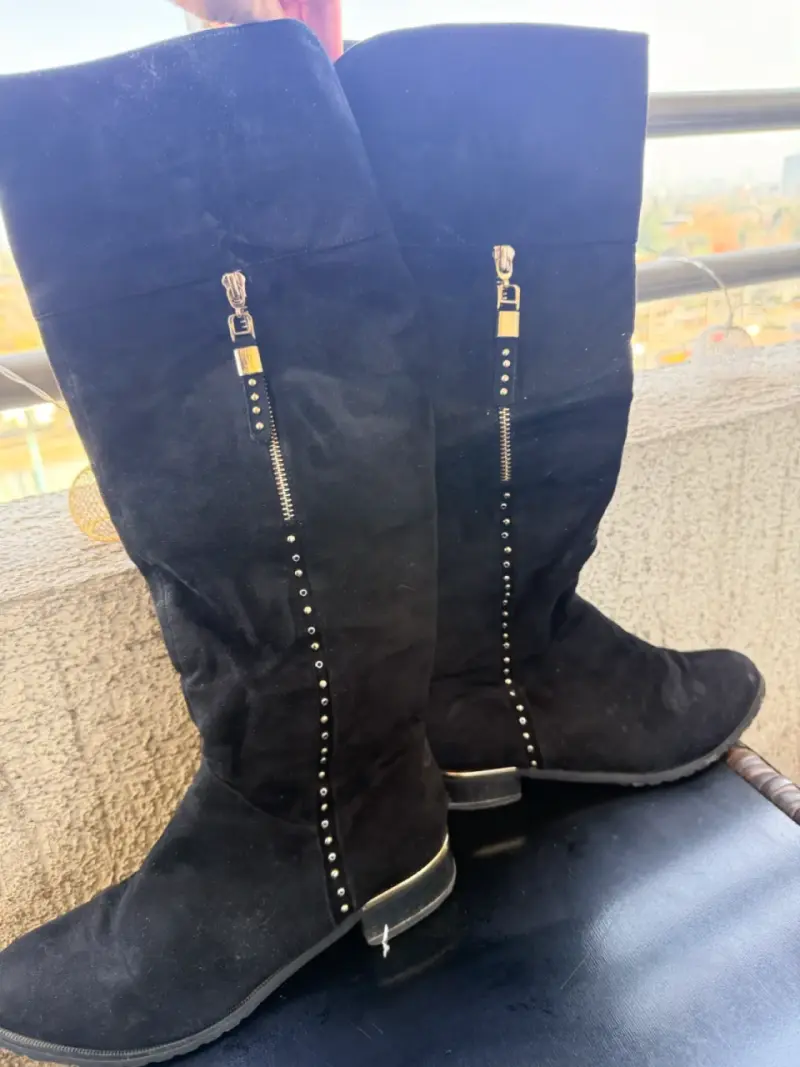 Botas Largas Vía Uno Negras Talla 38🖤 - 4