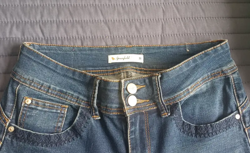 Jeans azul Greenfield. Talla 38. - 3