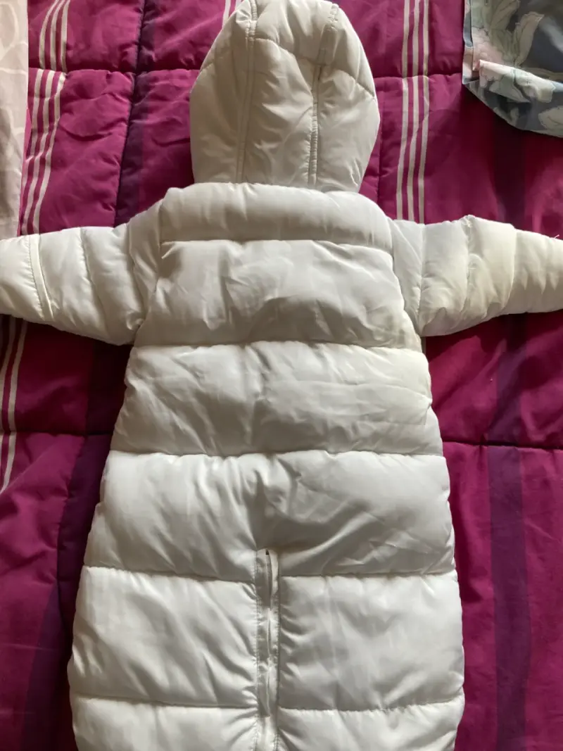 Enterito polar blanco con capucha - 2