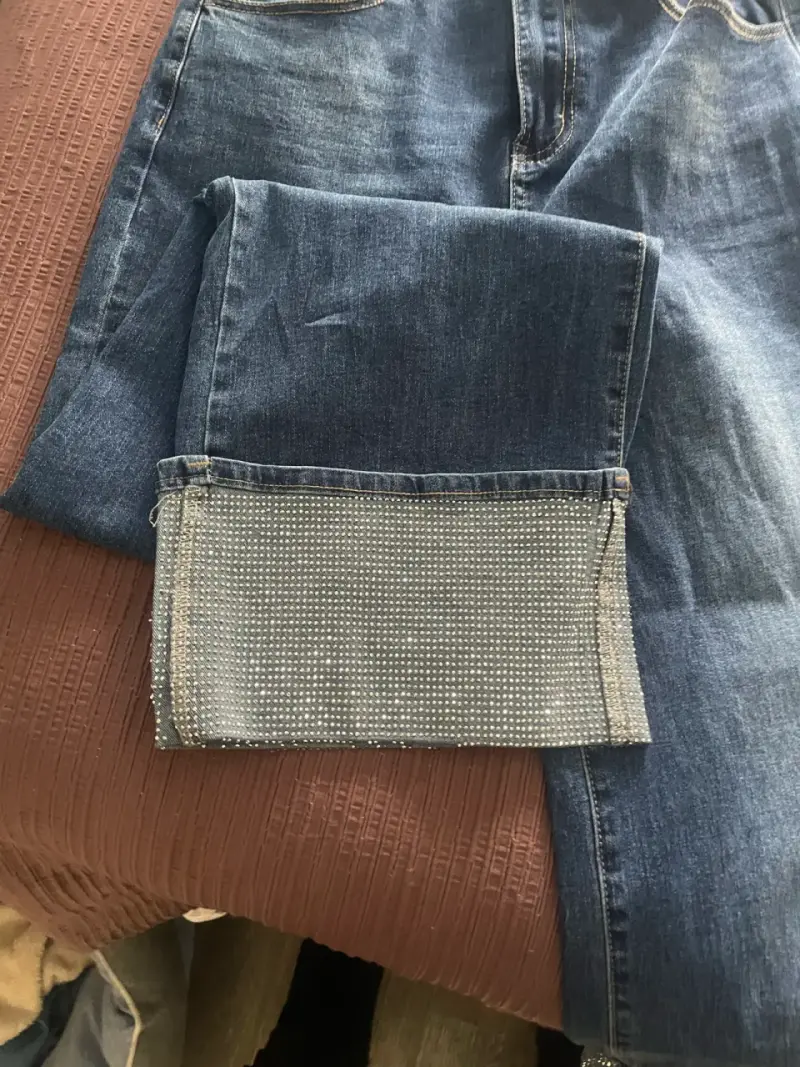 Jeans azules acampanados - 2