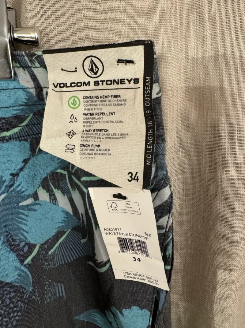 Traje de baño Volcom gris talla 34 - 3
