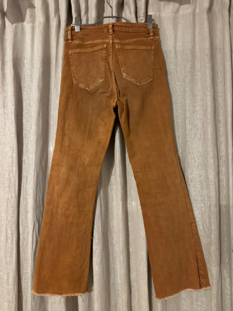 Jeans Mango talla 34 café - 3