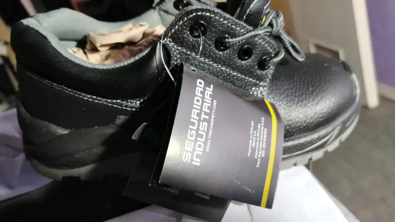 Zapatos de seguridad industrial negros - 1