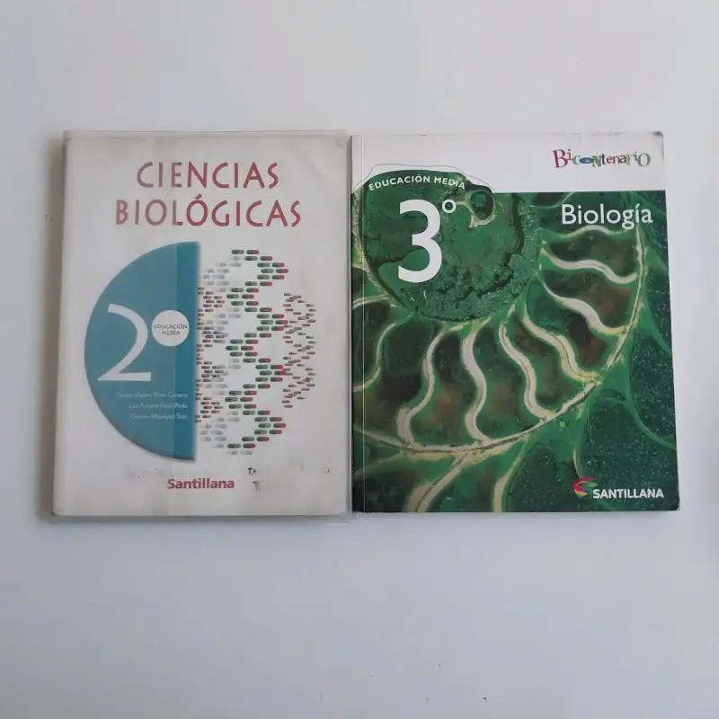 Libros de biología 2do y 3ro medio - 4