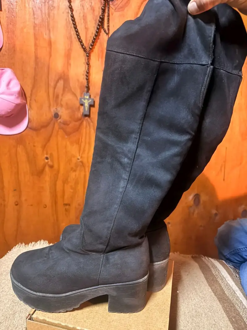 Botas negras de plataforma