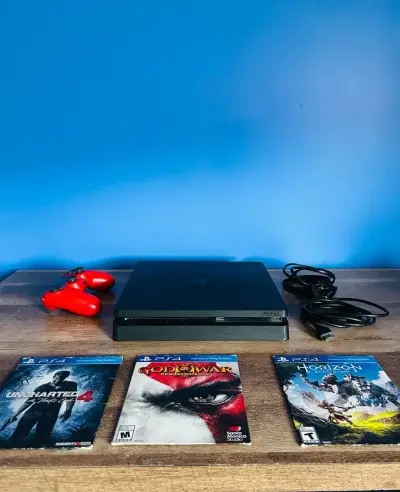 Consola PS4 con 3 juegos - miniatura 1
