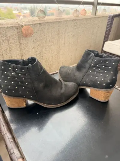 Botines Gotta talla 38 color negro - miniatura 1