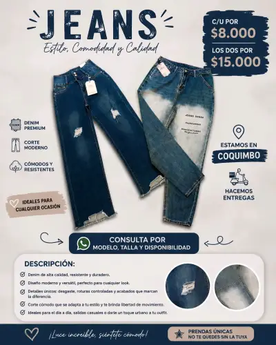Remate de jeans - miniatura 2