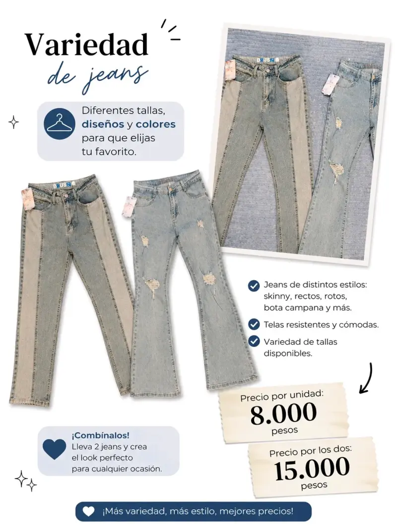 Remate de jeans - 6