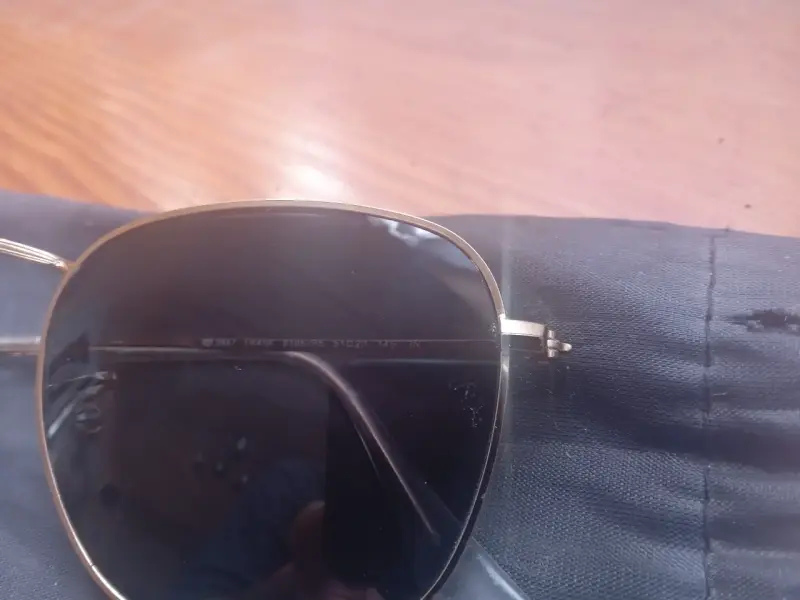 Lentes de sol Ray-Ban dorados - 5