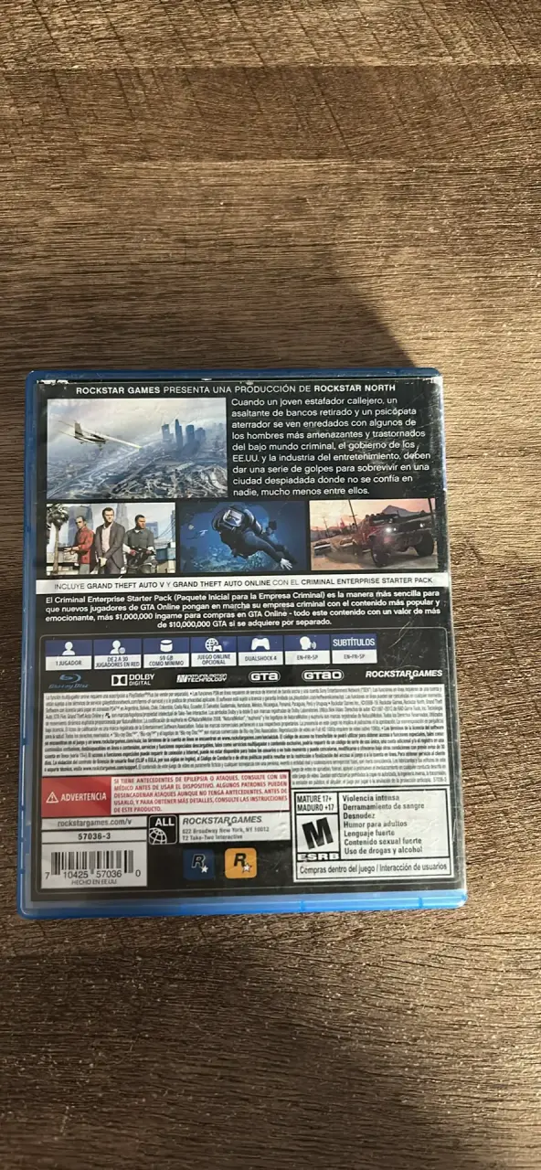 Juego PS4 Grand Theft Auto V - 2