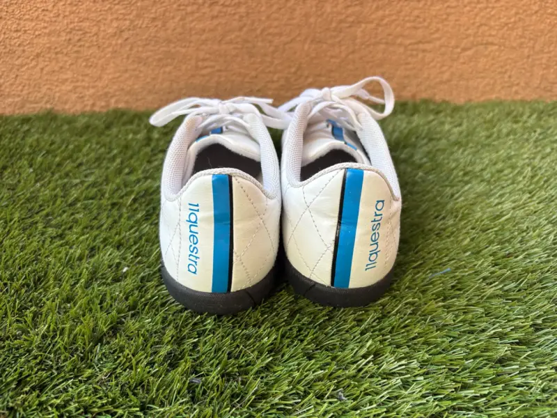 Zapatillas de fútbola Adidas 11Questra blancas - 3