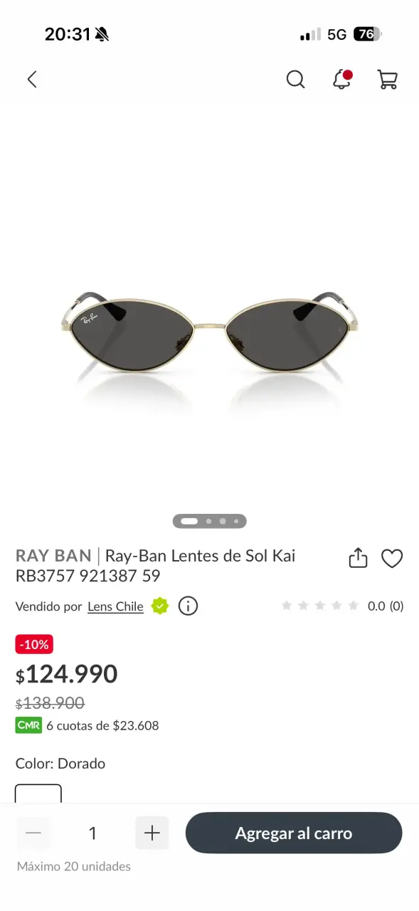 Gafas de sol Ray-Ban redondas - 5