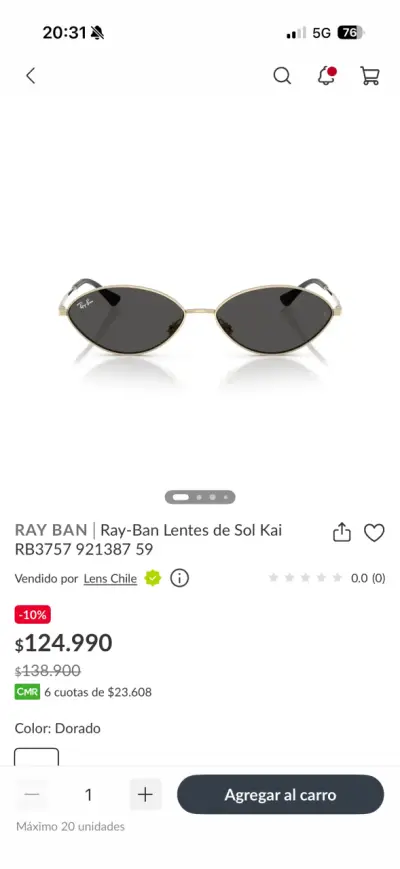 Gafas de sol Ray-Ban redondas - miniatura 5