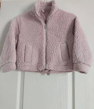 Chaqueta polar rosada talla 6 - miniatura 1