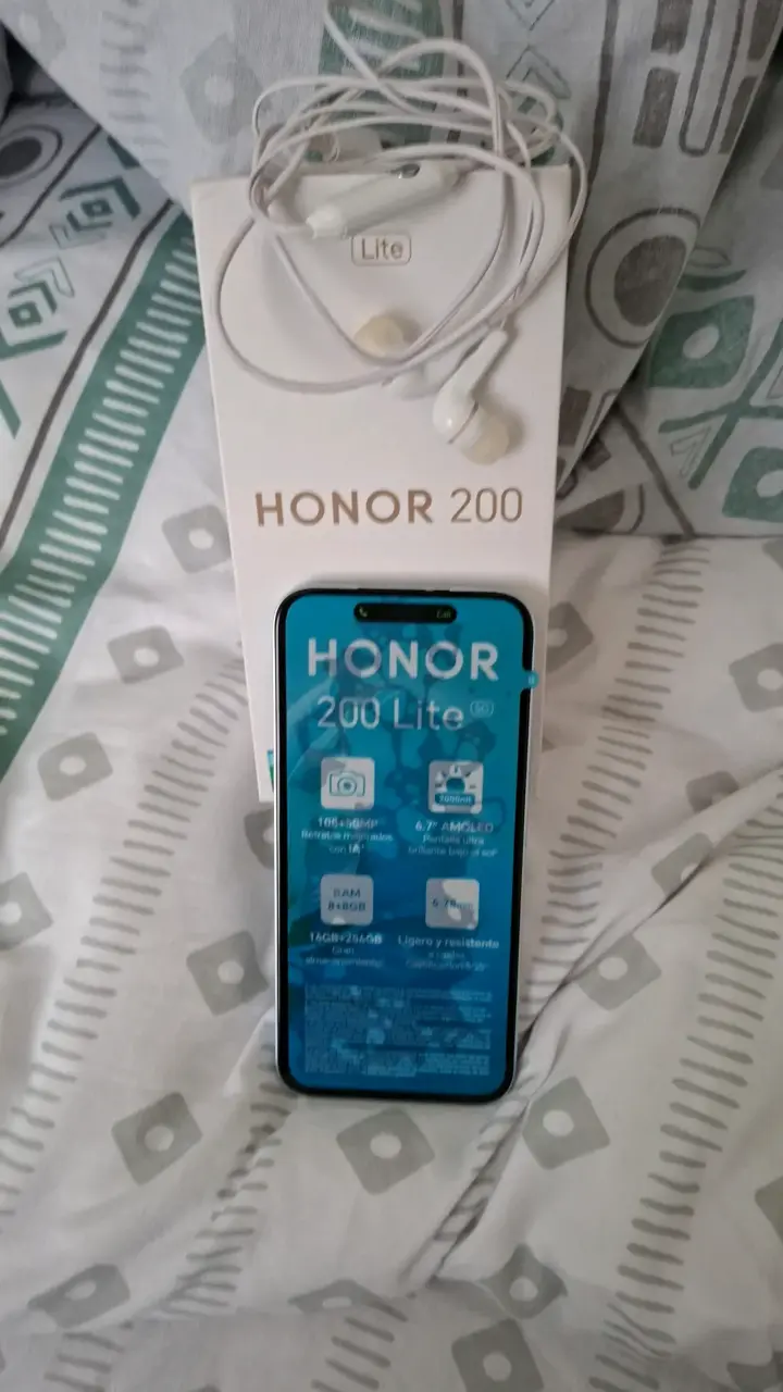 Honor 200 Lite con caja