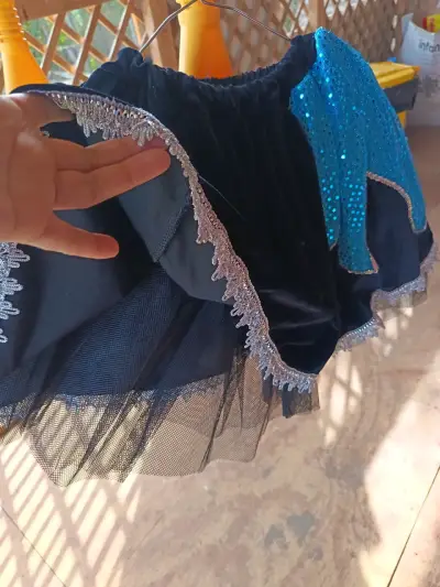 Traje de danza folclórica azul - miniatura 3