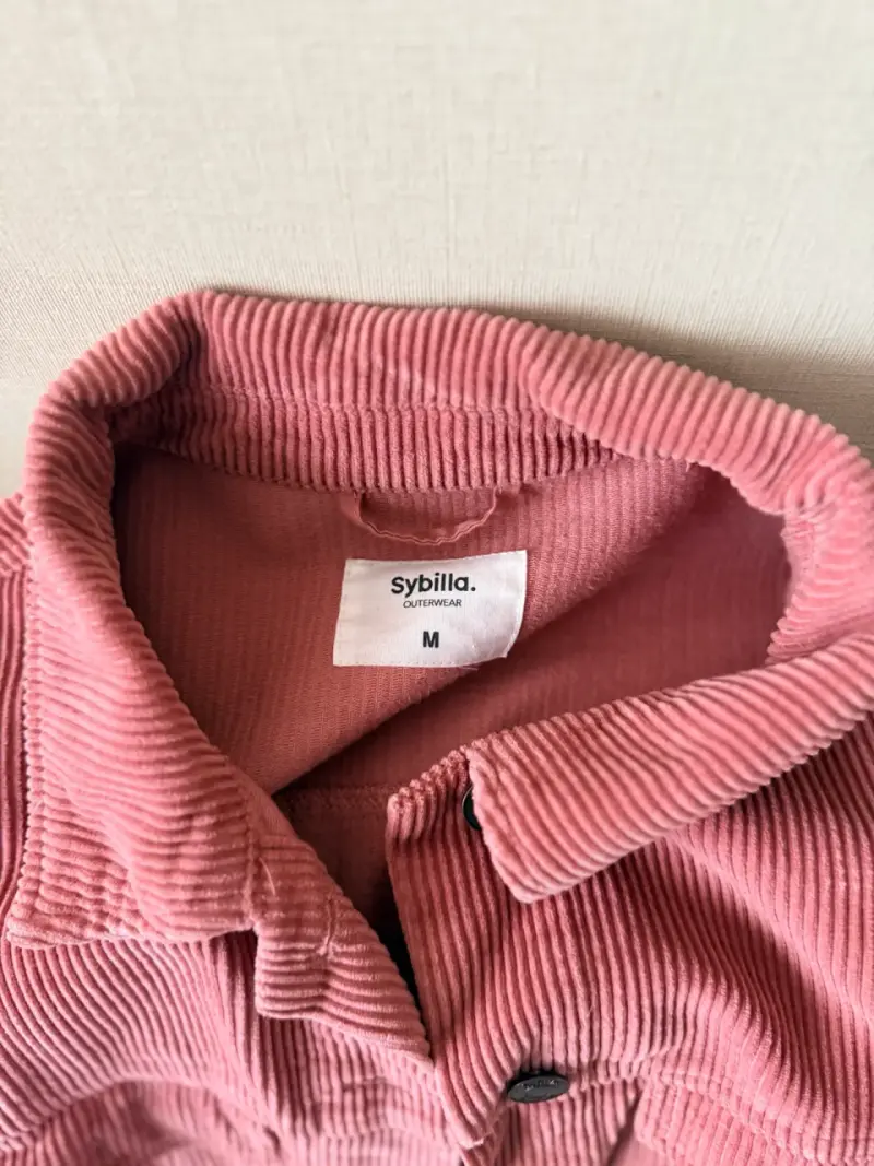 Chaqueta de cotelé Sybilla color rosa - 5