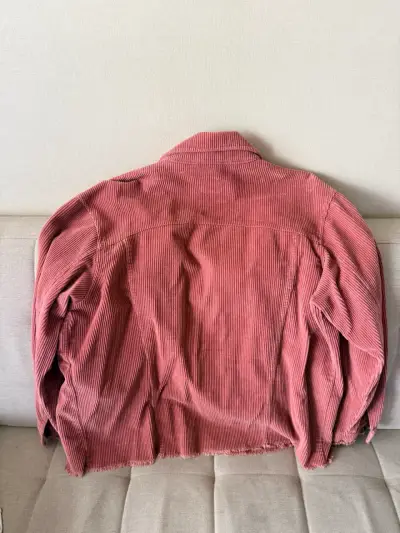 Chaqueta de cotelé Sybilla color rosa - miniatura 6