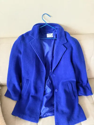 Chaqueta tipo abrigo Sybilla azul eléctrico - miniatura 2