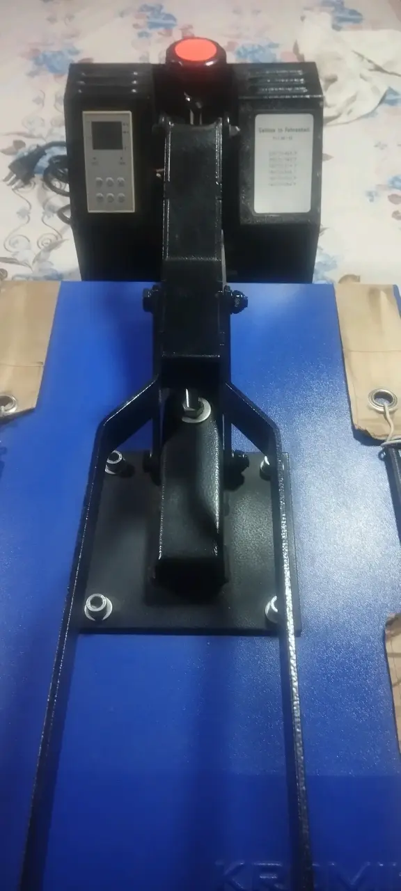 Máquina de prensa térmica azul - 2