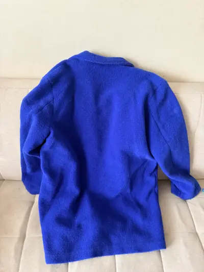 Chaqueta tipo abrigo Sybilla azul eléctrico - miniatura 4