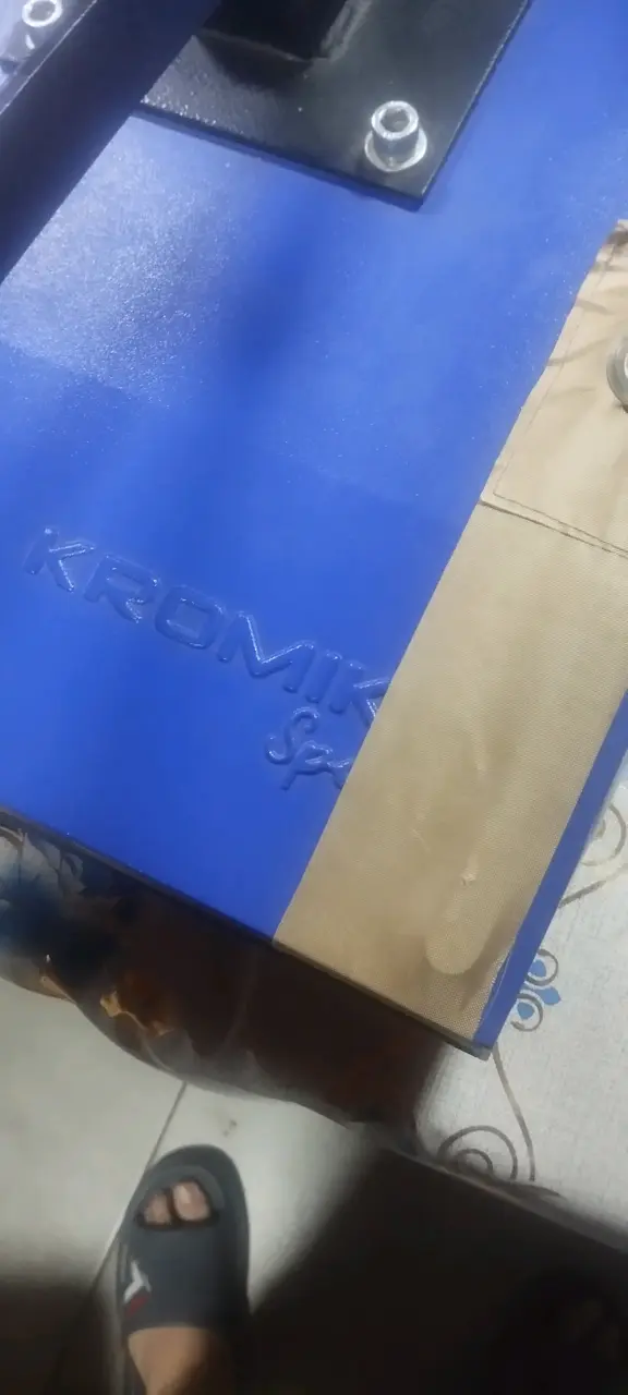 Máquina de prensa térmica azul - 3