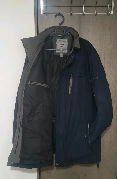 Chaqueta de abrigo azul - miniatura 3