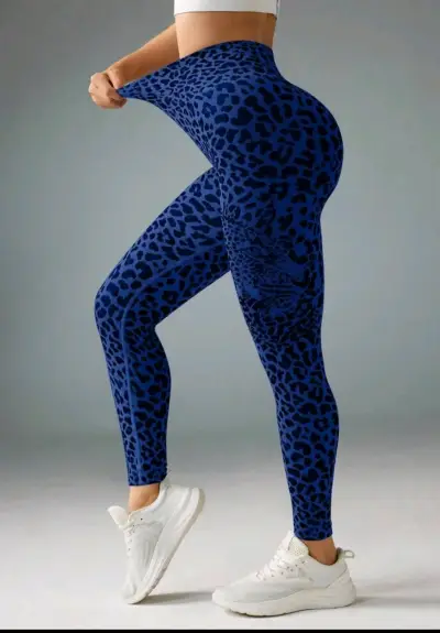 Leggings de leopardo azul - miniatura 2