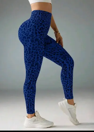 Leggings de leopardo azul - miniatura 3