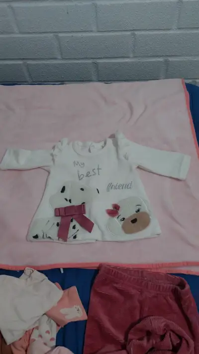 Conjunto bebé polar rosa - miniatura 3