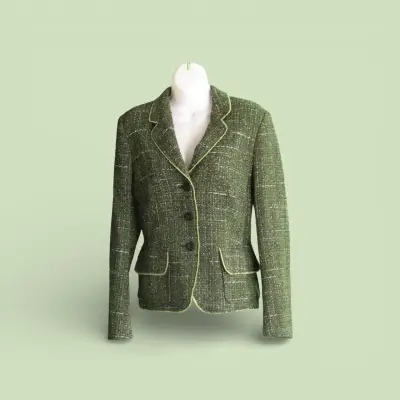 Blazer verde elegante - miniatura 1