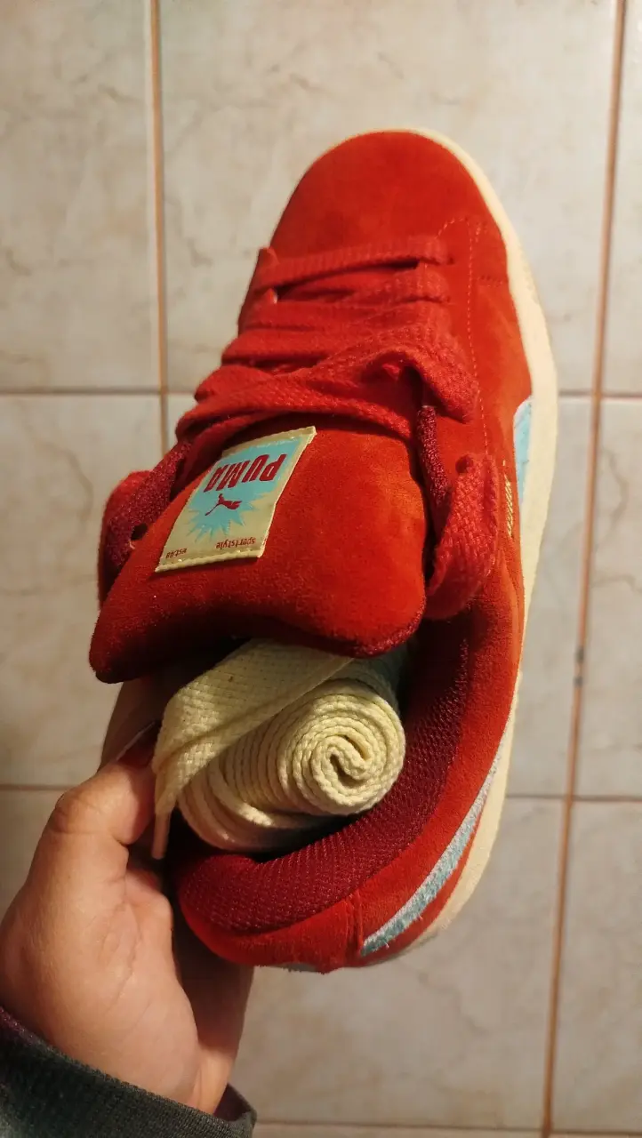 Zapatillas Puma Suede XL rojas - 5