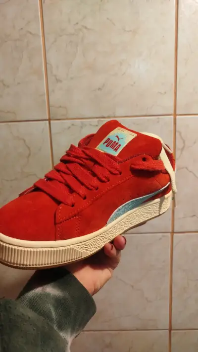 Zapatillas Puma Suede XL rojas - miniatura 2