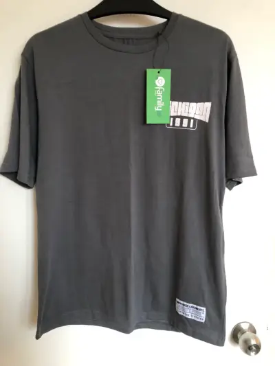 Polera gris Michigan 1991 nueva - miniatura 1