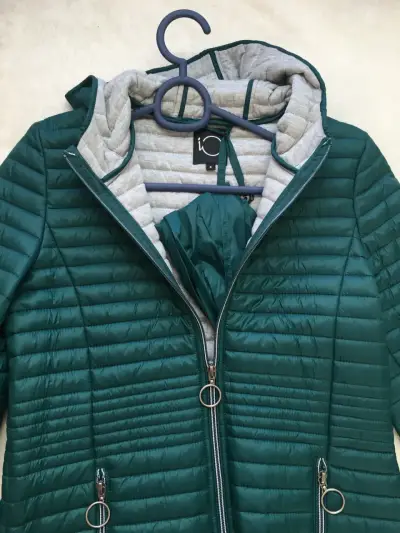 Chaqueta Io talla S verde con capucha - miniatura 2