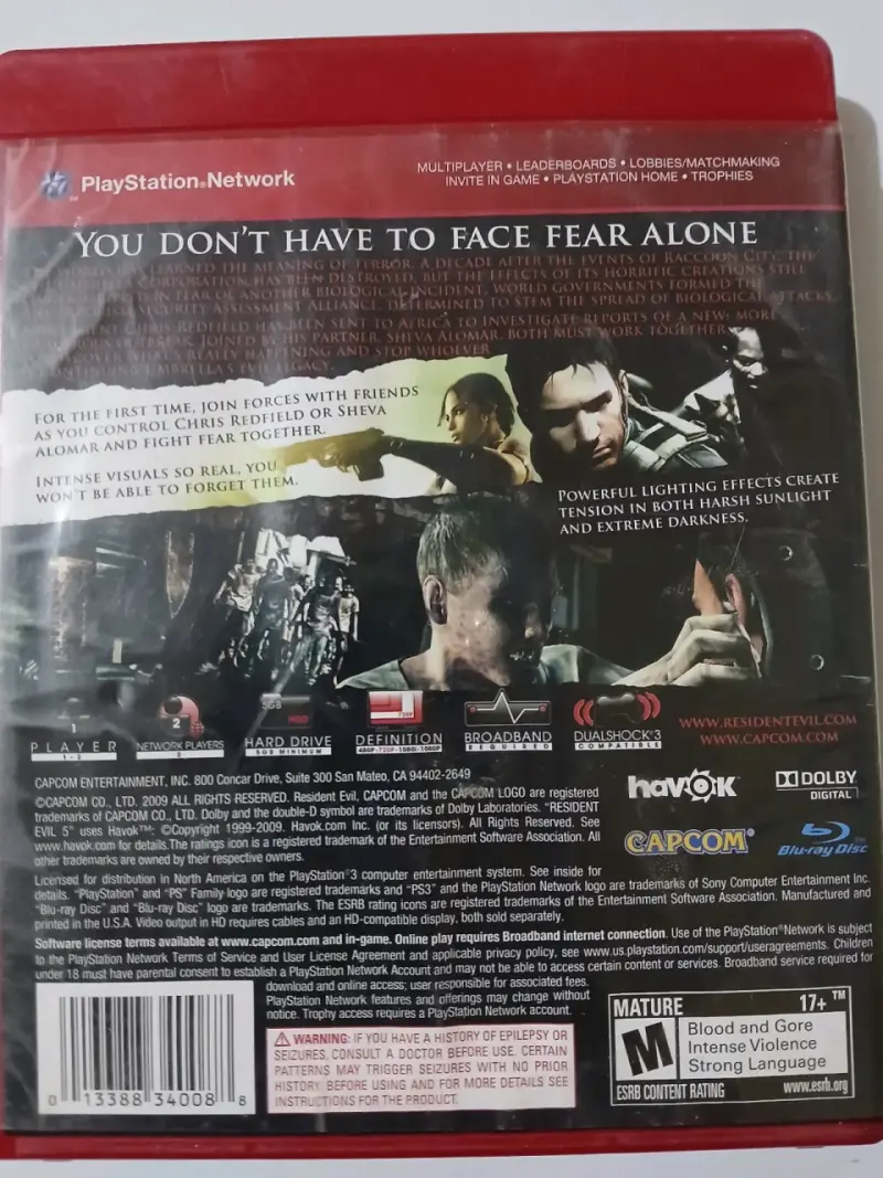 Juego PS3 Resident Evil 5 - 2