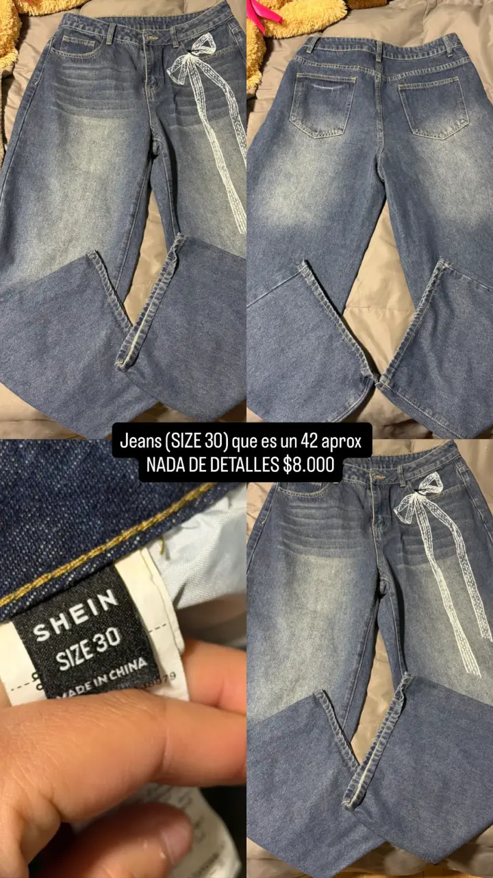 Jeans azul talla 30 SheIn