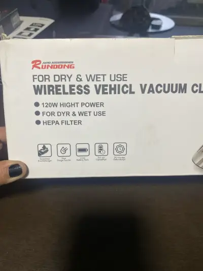 Aspiradora inalámbrica para auto - miniatura 2
