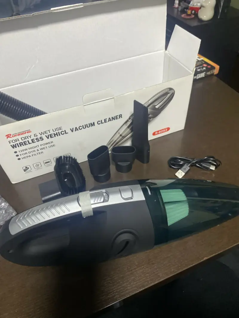 Aspiradora inalámbrica para auto - 5